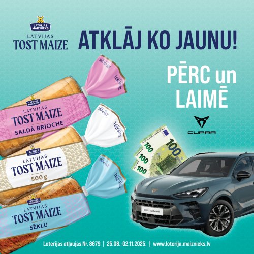 LATVIJAS TOST MAIZE VISLATVIJAS LOTERIJA