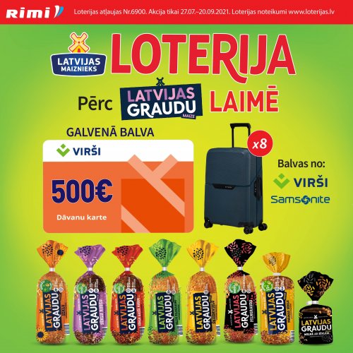 LATVIJAS GRAUDU BREAD LOTTERY (Rimi)