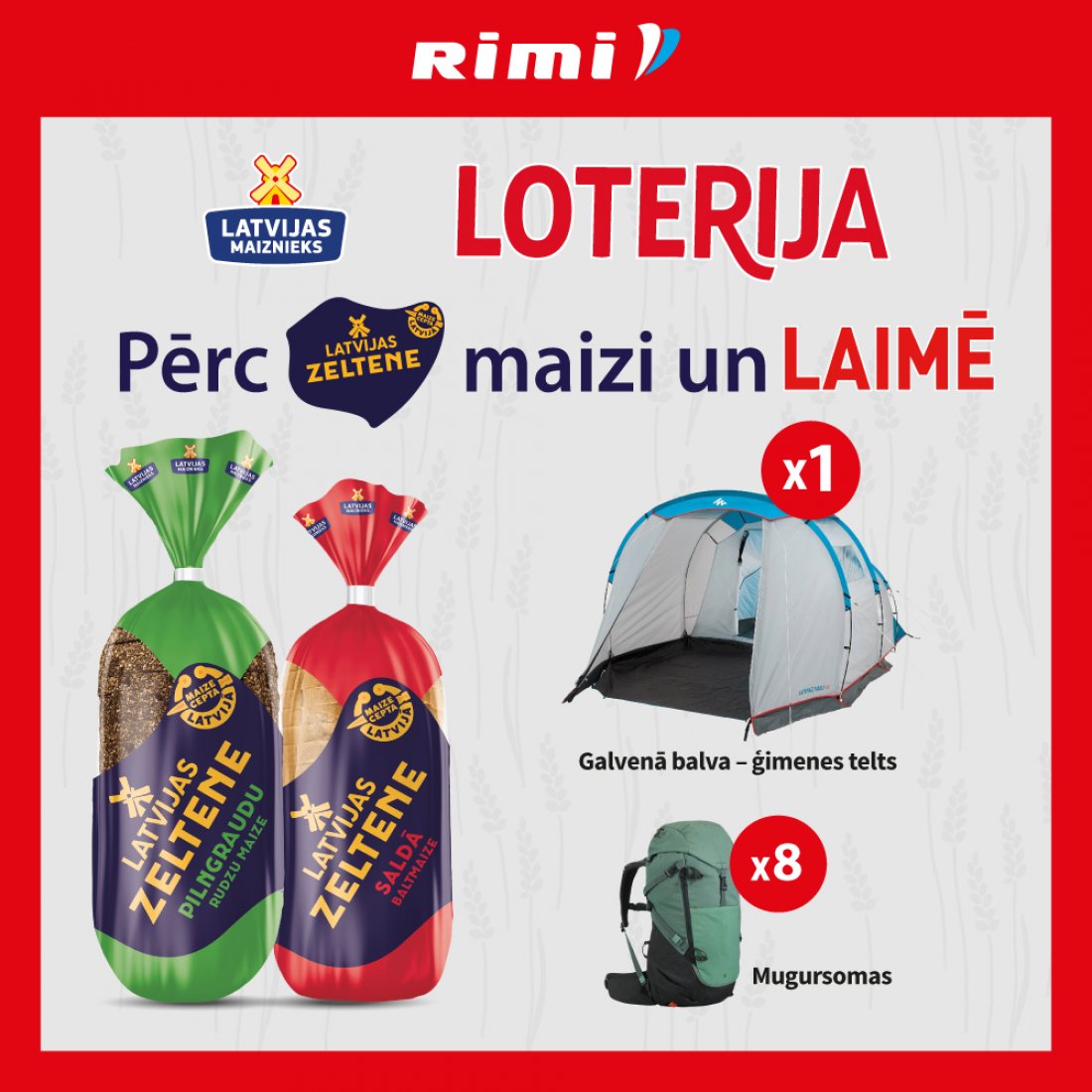 LATVIJAS ZELTENE LOTERIJA RIMI VEIKALOS 06.06-31.07.2023.