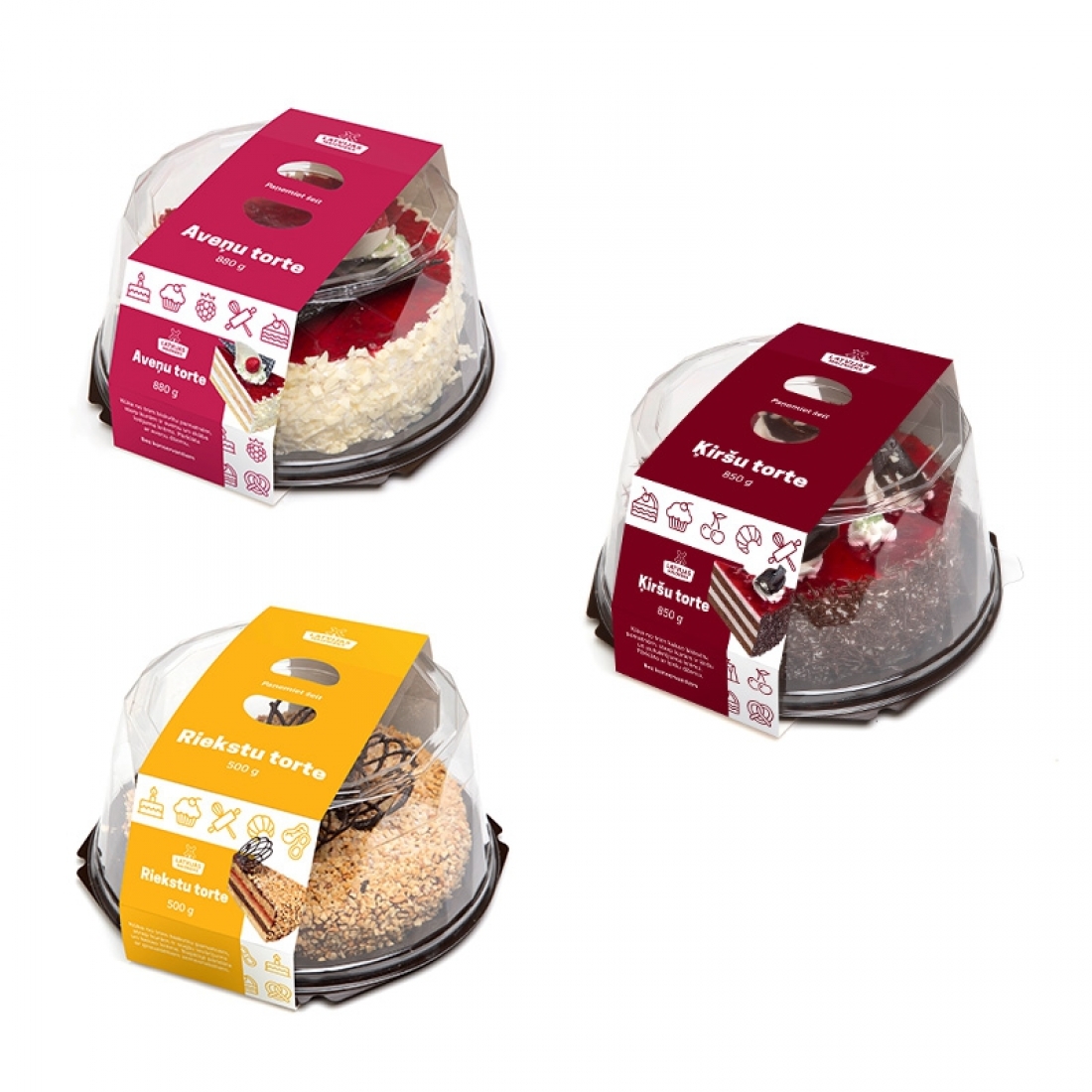 JAUNUMS! Apaļās tortes
