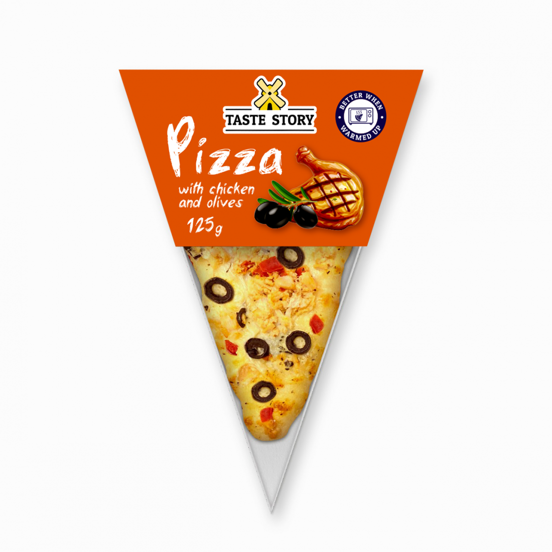 Taste Story Pizza with Chicken and Olives