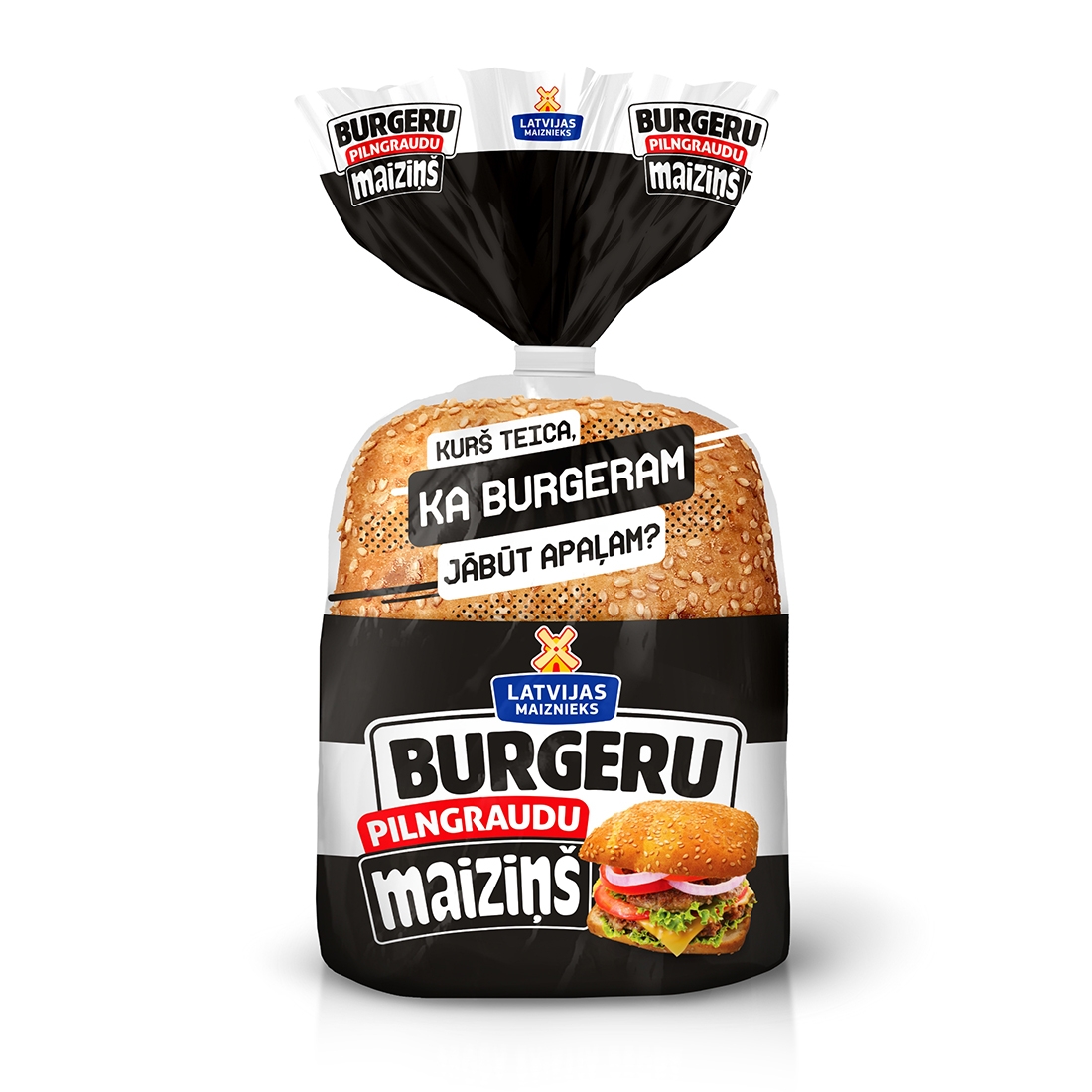 JAUNUMS! BURGERU PILNGRAUDU MAIZIŅŠ