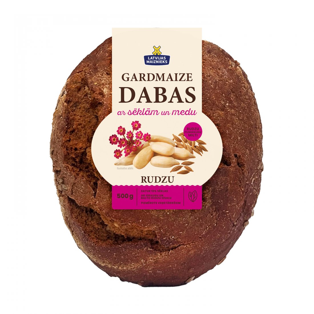 GARDMAIZE DABAS ar sēklām un medu 