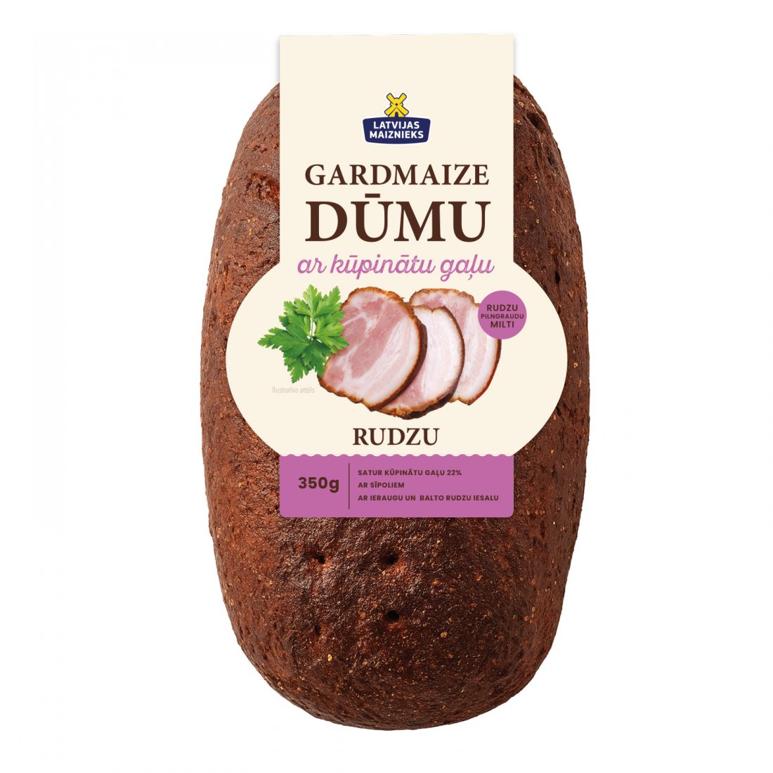 Gardmaize DŪMU ar kūpinātu gaļu