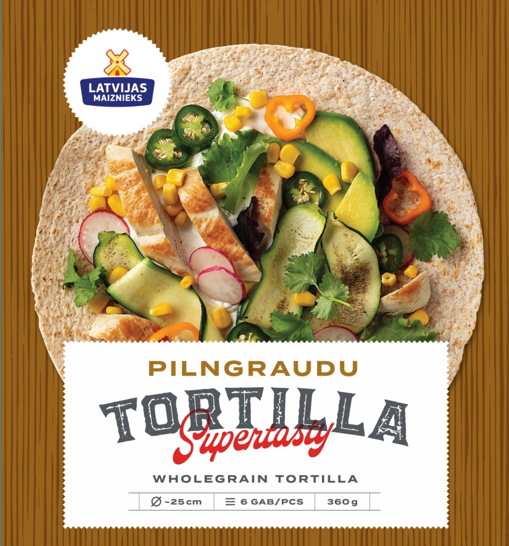 NEW! Whole Grain Wheat Tortilla