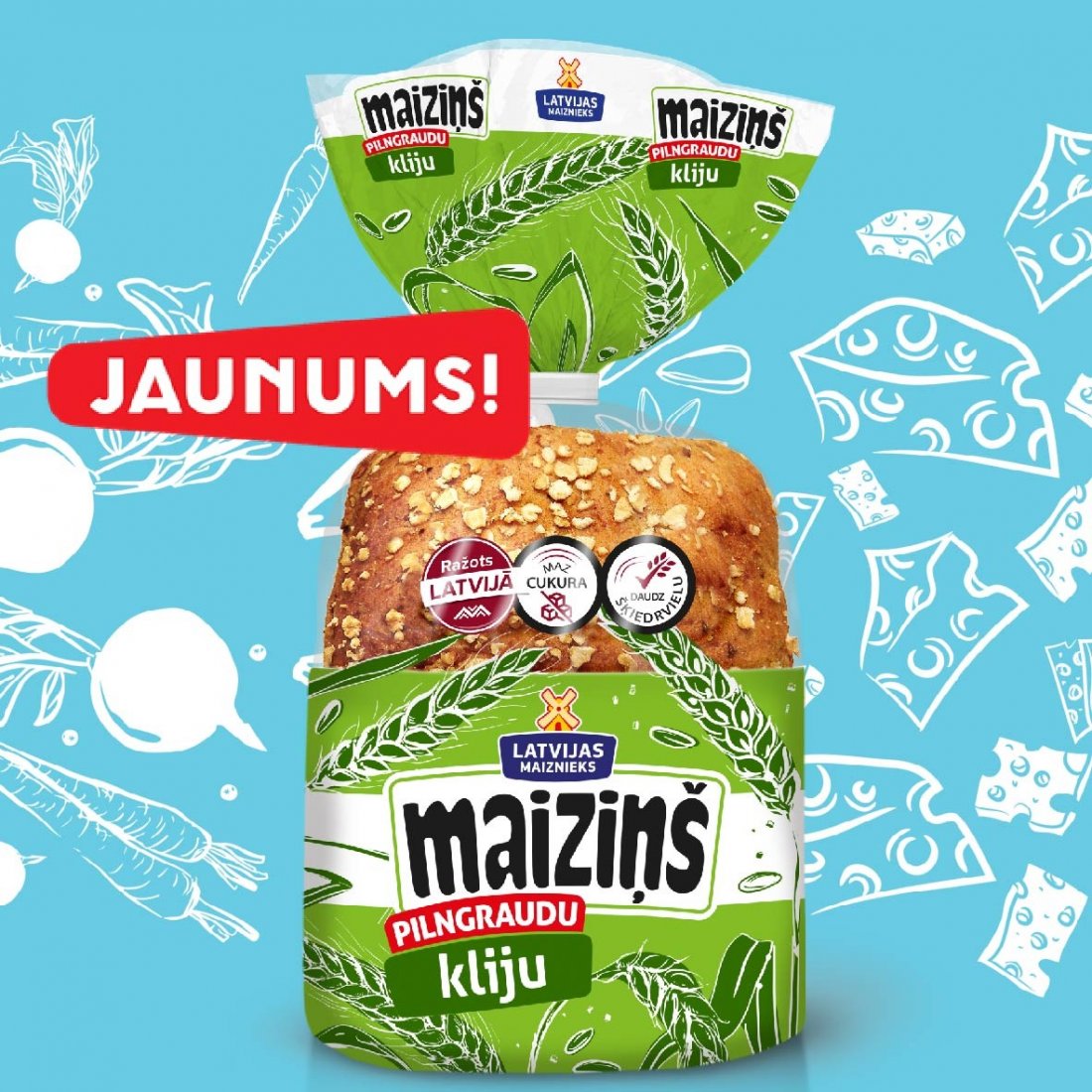 JAUNUMS! "MAIZIŅŠ" kliju pilngraudu