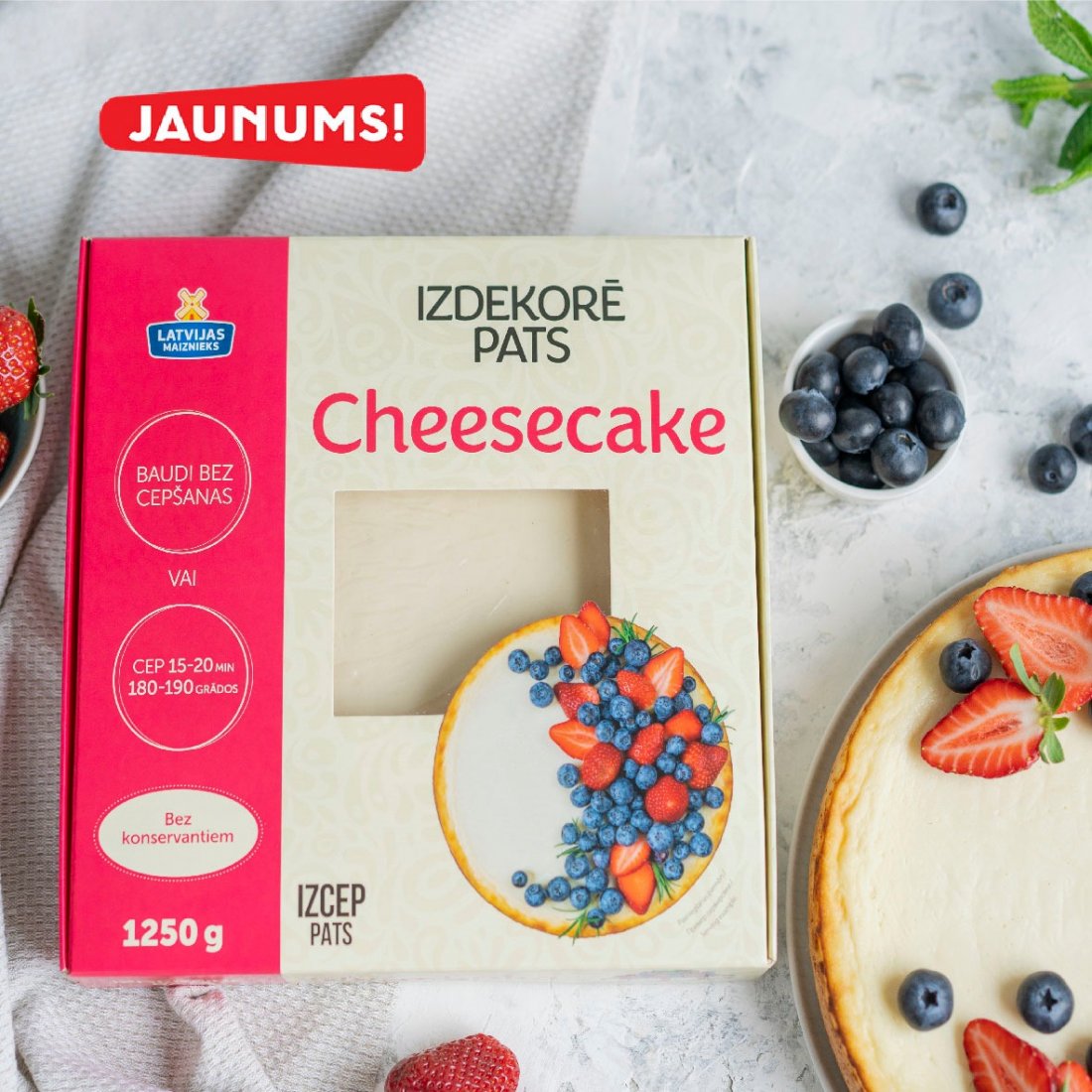 JAUNUMS! Siera kūka IZCEP PATS