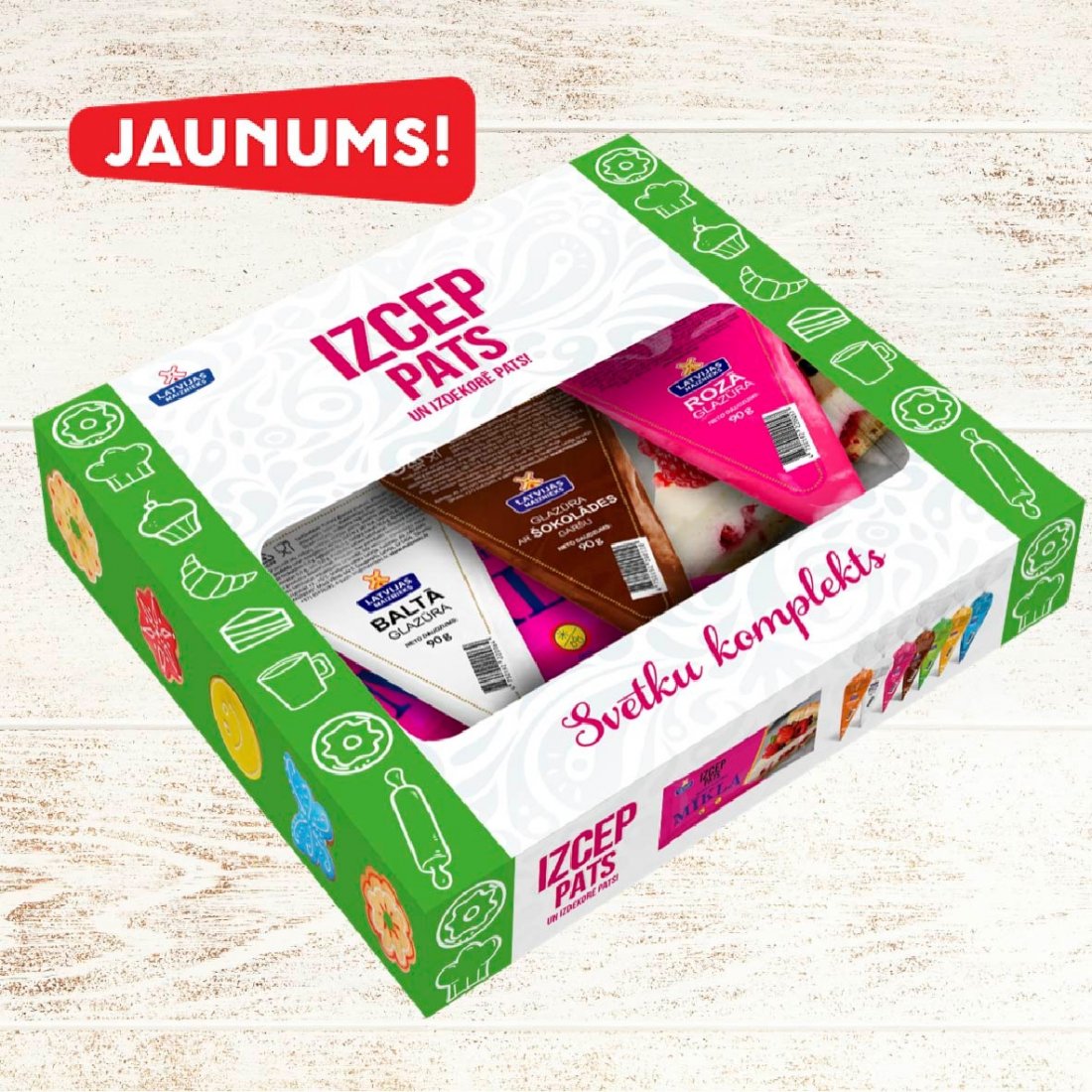 JAUNUMS! Svētku komplekts IZCEP PATS