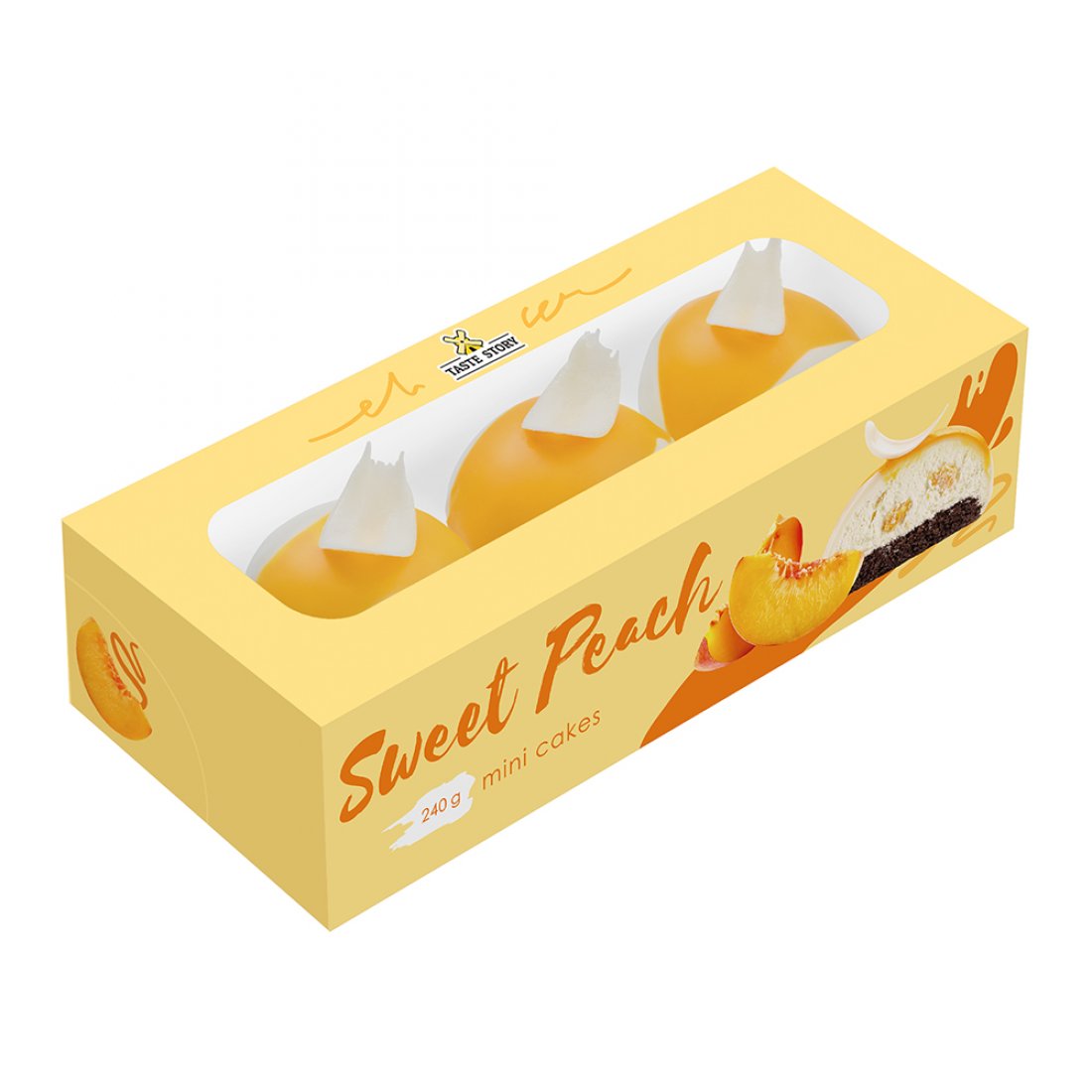 TASTE STORY Mini kūciņas Sweet Peach