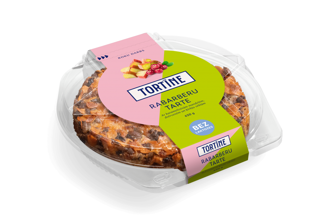 Rhubarb tart TORTĪNE