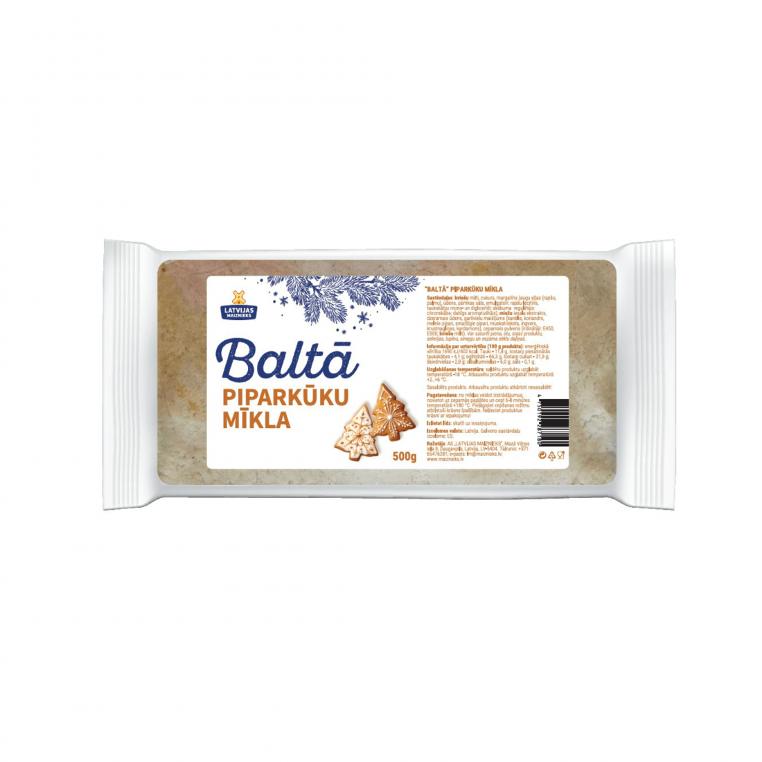 "Baltā"  gingerbread dough