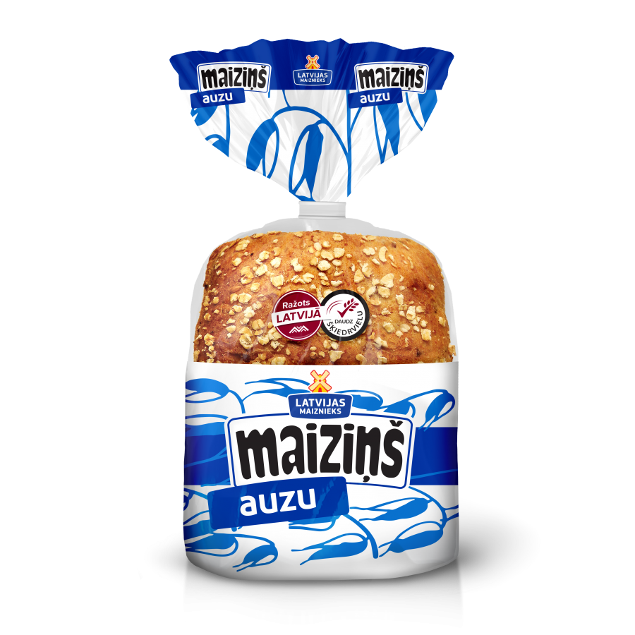 "Maiziņš" buns with oat flakes