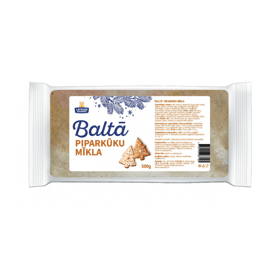 "Baltā" piparkūku mīkla