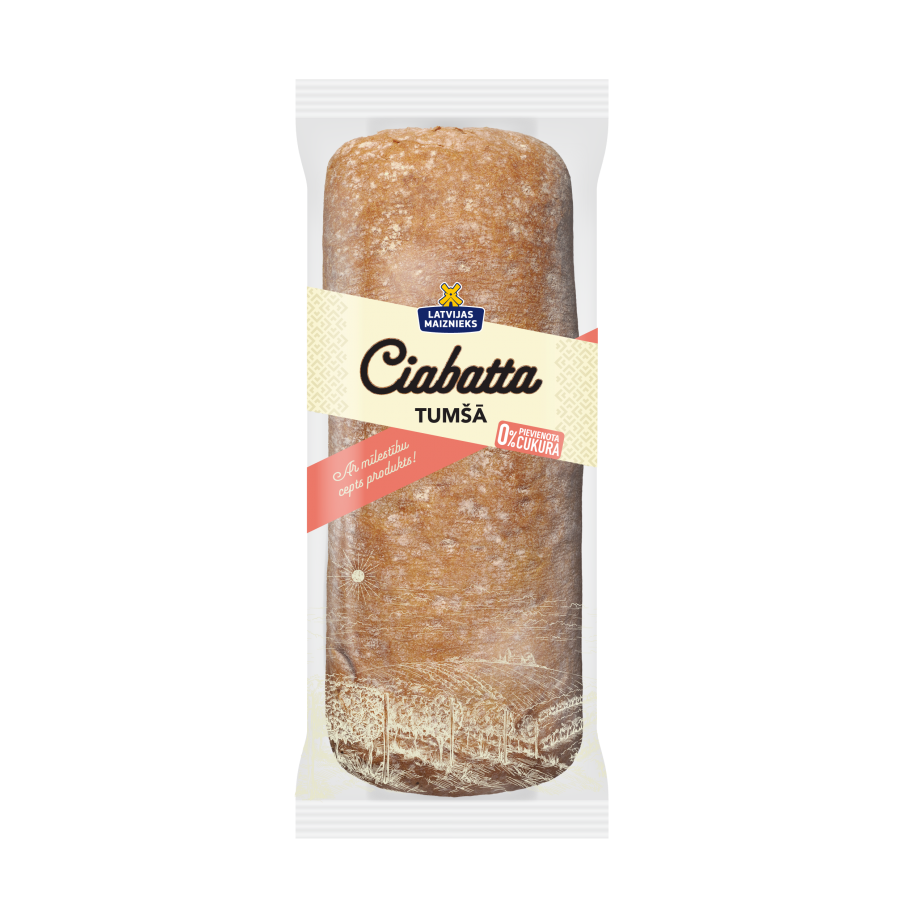 Ciabatta Tumšā