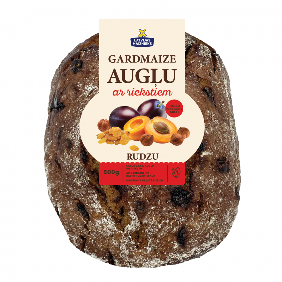 Gardmaize Augļu with nuts