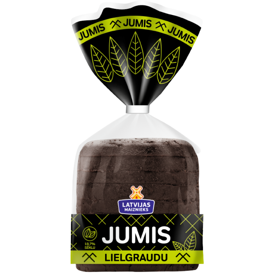 JUMIS "Large grain" rye bread with seeds