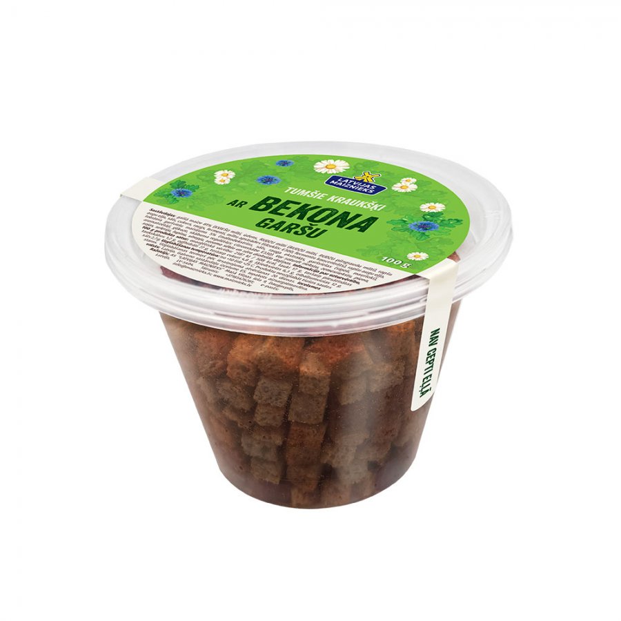 Dark Crisps with Bacon Flavor