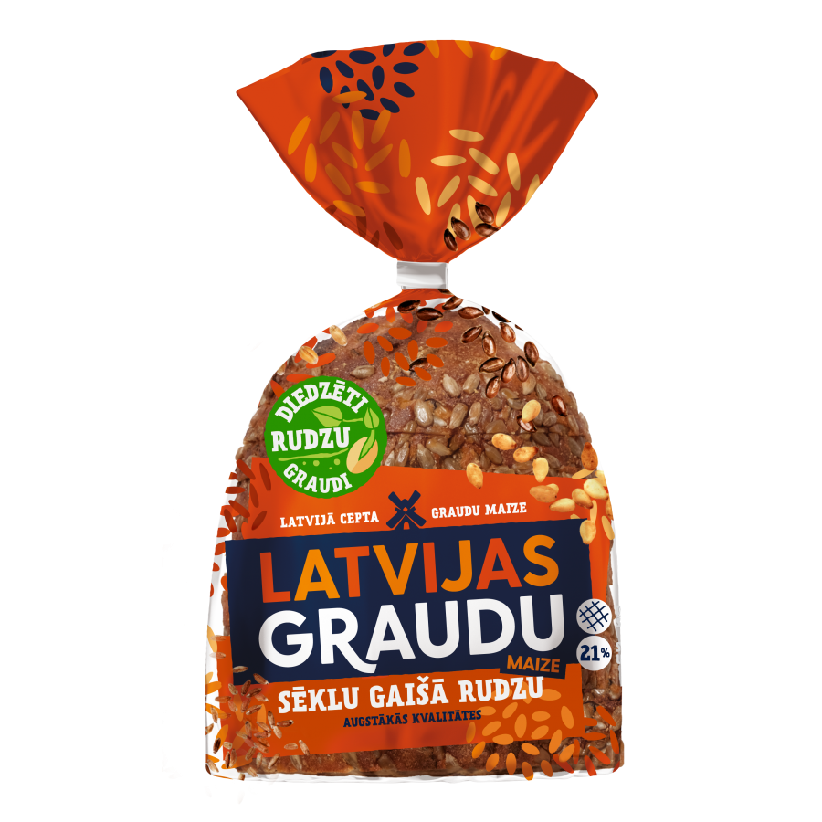 "LATVIJAS graudu maize" seed light rye