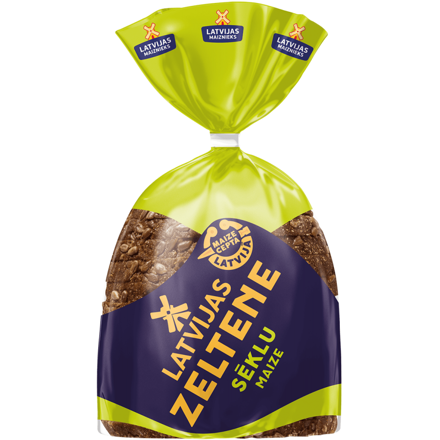  "LATVIJAS ZELTENE" seed bread