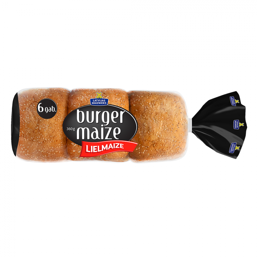 Lielmaize Burger Bun