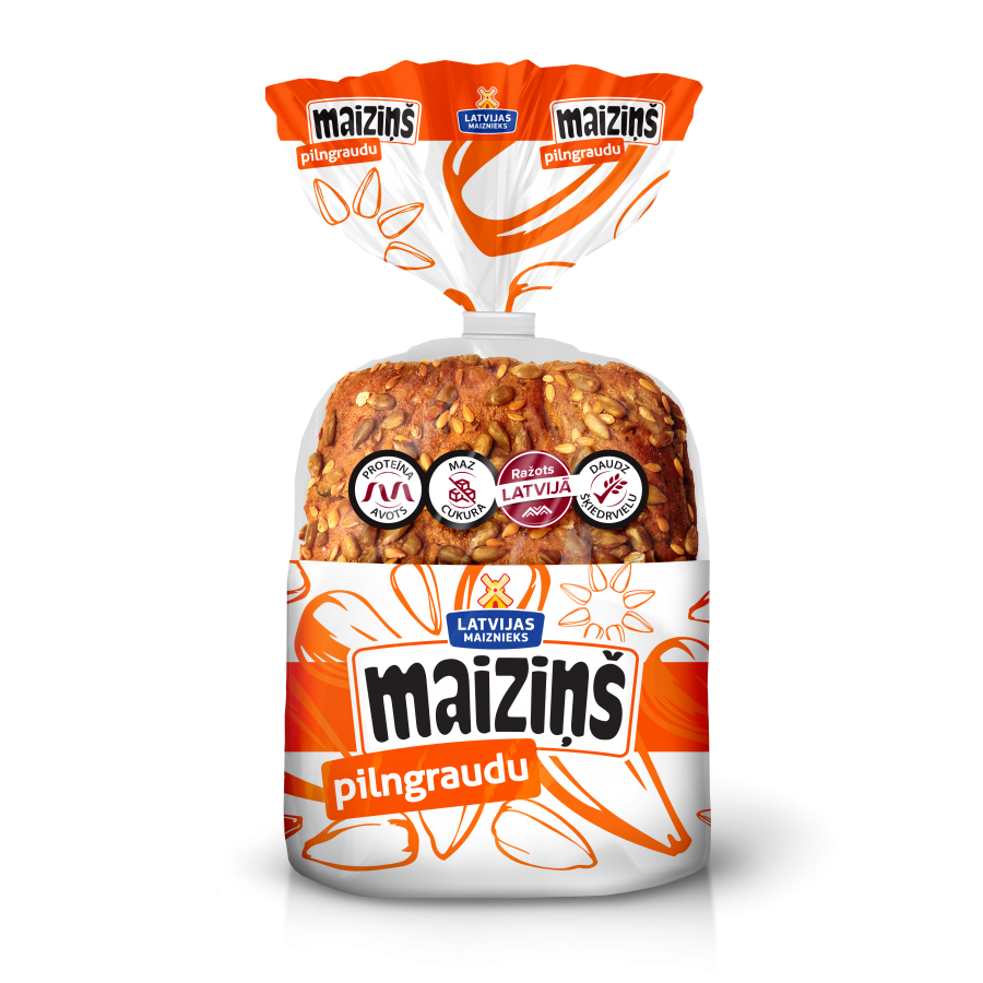 "Maiziņš" whole grain buns