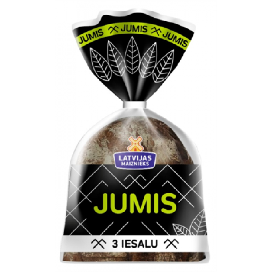 JUMIS "3 iesalu" rye bread without yeast